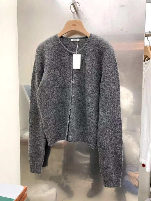 Fashionable Gray Cardigan for Women, Comfortable and Versatile
