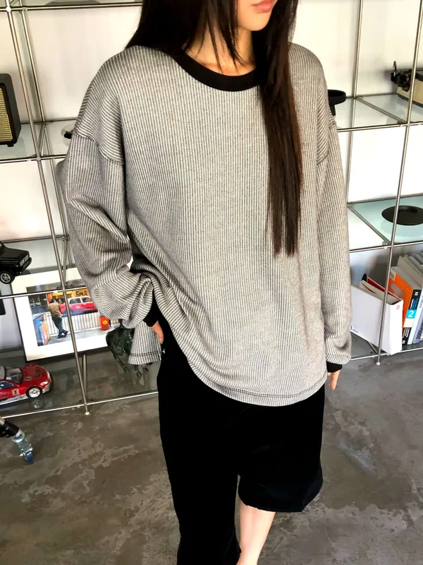 Loose Striped Women's Top - Comfortable and Stylish