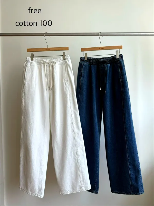 Versatile Loose Women's Pants, 100% Cotton Comfort for Casual Wear
