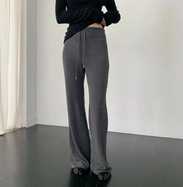 Comfortable Loose Knit Long Pants, A Fashionable Casual Essential