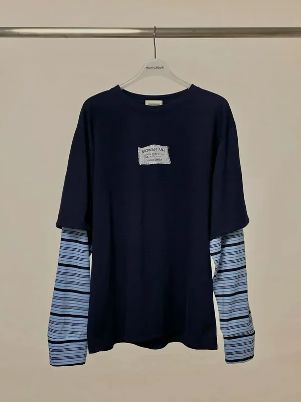 Stylish Color-Block Long Sleeve T-Shirt for a Comfortable Casual Look
