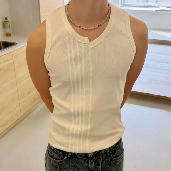 Minimalist Versatile Sleeveless Knit Top