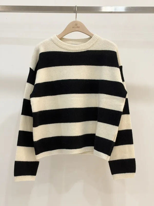 Classic Striped Sweater - Stylish and Comfortable