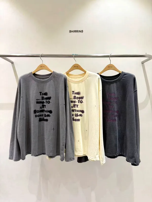 Fashionable Printed Long Sleeve T-Shirt - Comfortable and Versatile