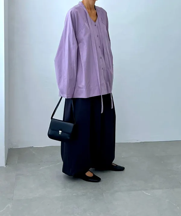 Elegant Purple Women's Top, Lightweight and Comfortable New Arrival