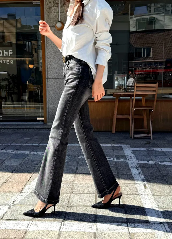 Stylish High-Waisted Straight Pants for an Elegant Look 913