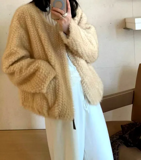Warm and Cozy Sweater Jacket, Fashionable and Versatile
