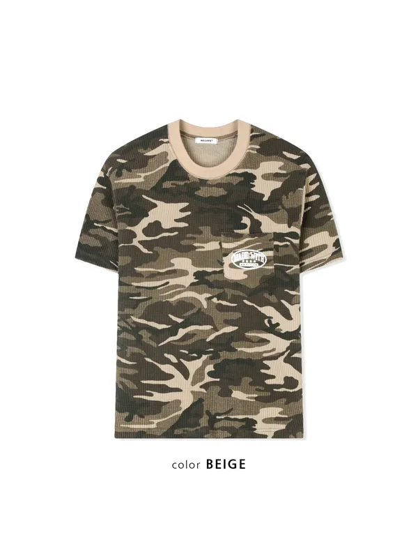 Men's Camouflage Short Sleeve T-Shirt - Comfortable, Breathable, and Stylish