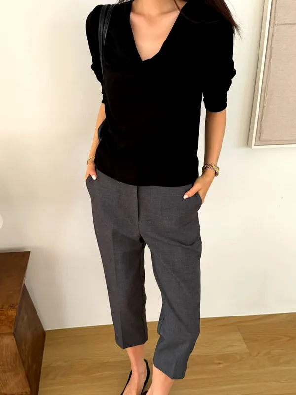 Stylish and Elegant Women's Pants, Comfortable Fit, Perfect Match