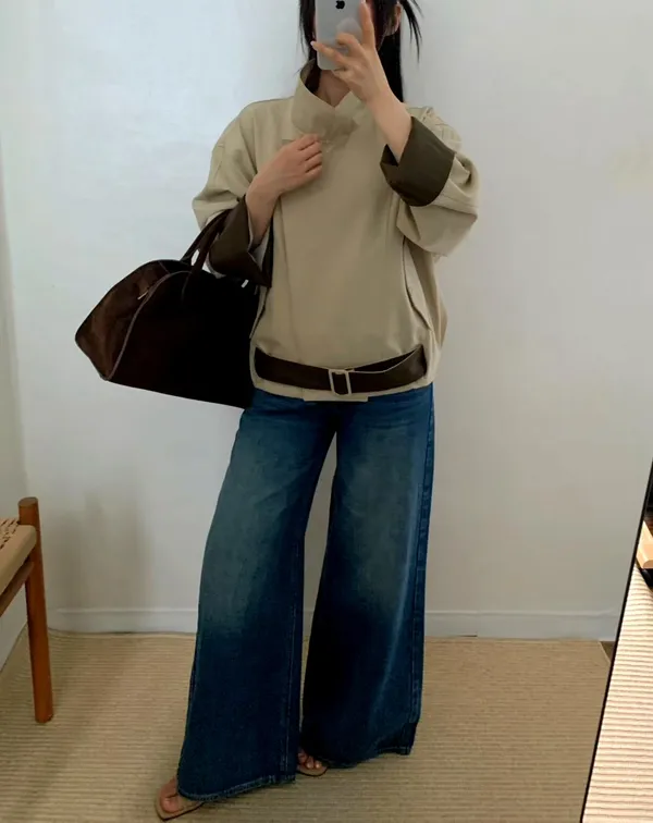 Loose Casual Women's Denim Jeans, Fashionable and Versatile
