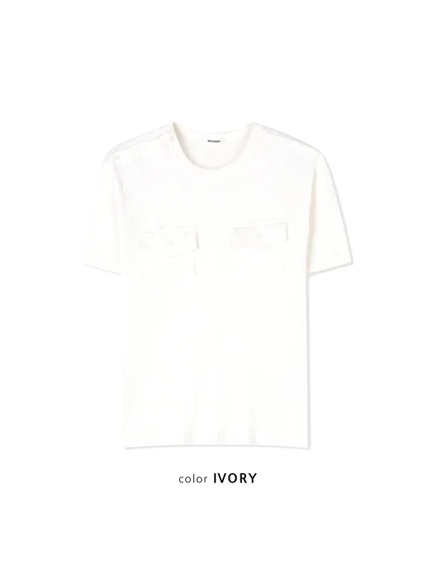 Stylish Men's Short Sleeve Top, Comfortable Cotton, Classic White