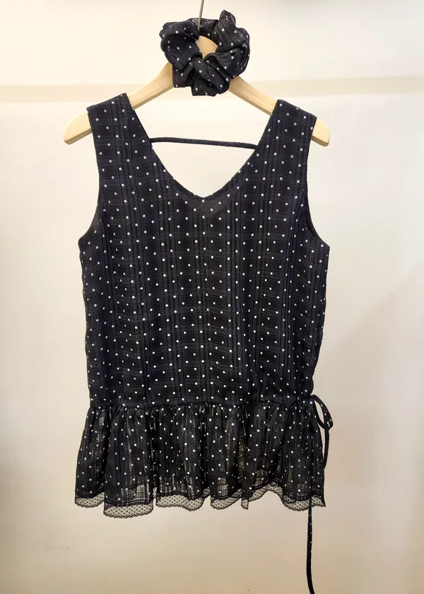 Polka Dot Design Women's Top, Lightweight and Breathable, Summer Essential