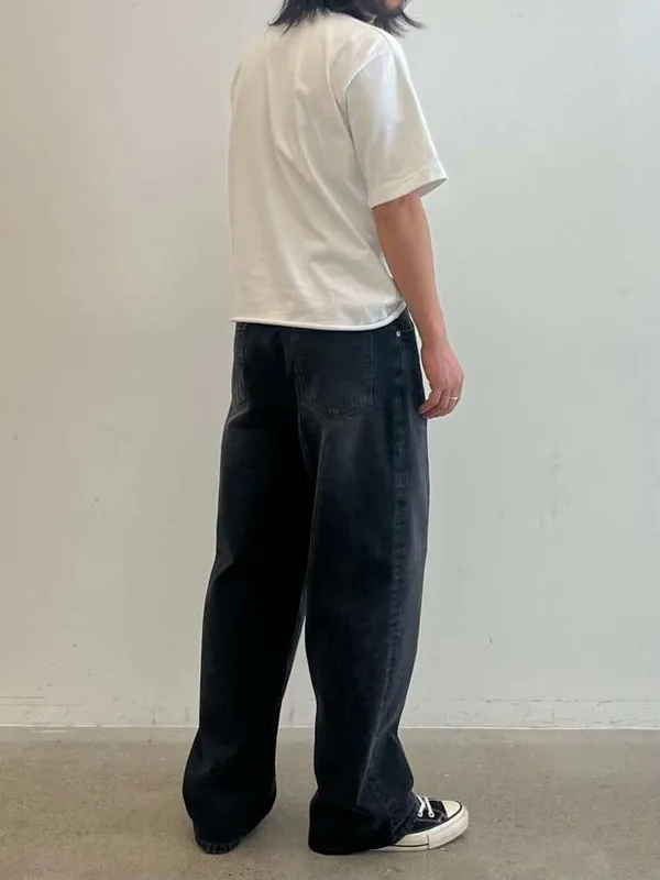 Loose Fit Solid Color Short Sleeve T-Shirt
