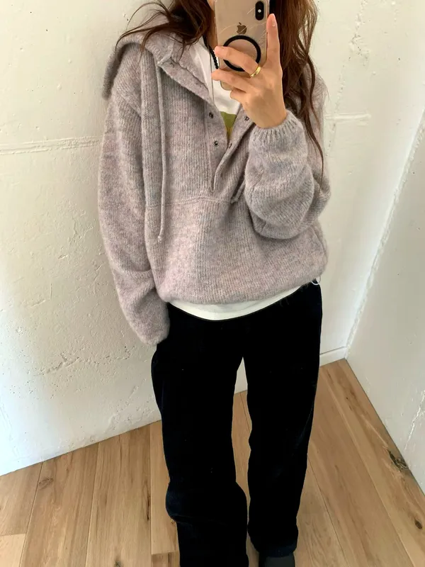 Sweater Kasual Bergaya, Lembut dan Selesa, Sesuai untuk Musim Luruh dan Sejuk