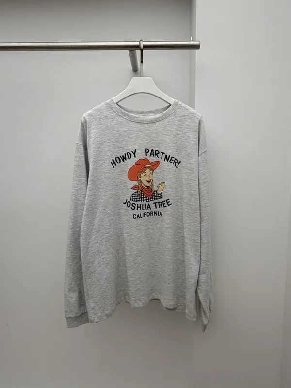 Casual Printed Long Sleeve T-Shirt, Comfortable and Stylish