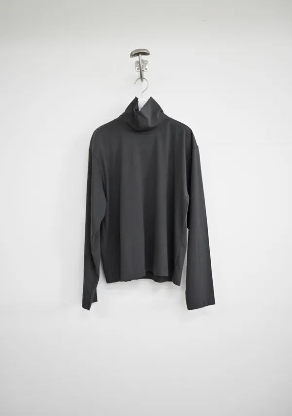 Stylish Minimalist High Neck Long Sleeve T-Shirt