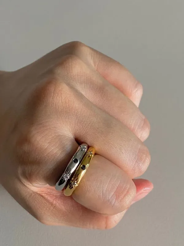 Minimalist Fashion Double Ring, Perfect for Everyday Wear