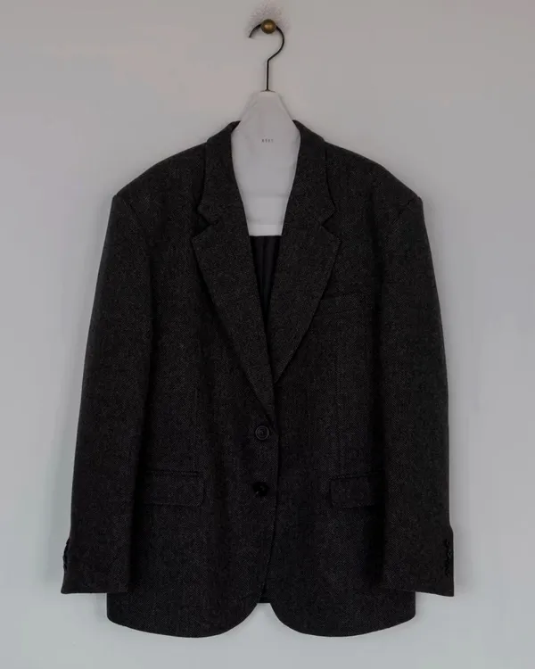 Classic Gray Women's Jacket - Elegant and Stylish