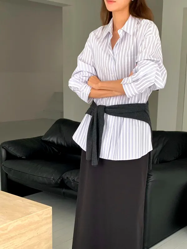 Stylish Striped Shirt - Elegant and Perfectly Matched