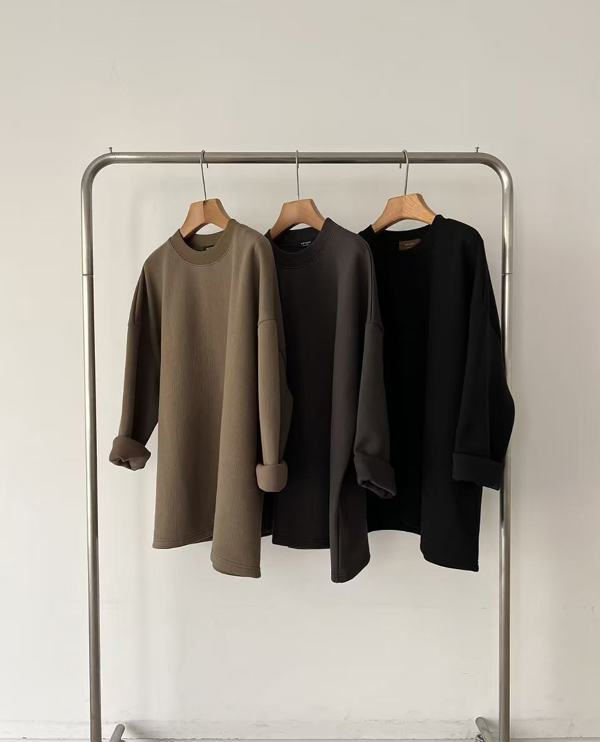 Loose Casual Long Sleeve T-Shirt, Comfortable and Versatile
