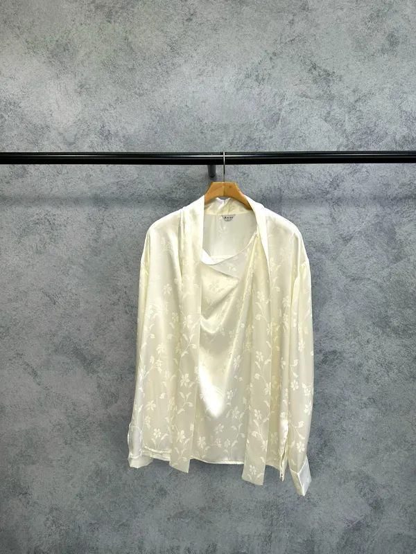 Elegant Floral Pattern Women's Top, Lightweight and Breathable, Perfect for Spring and Summer