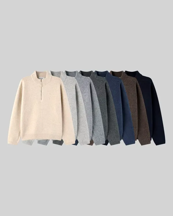 Stylish Men's Turtleneck Knit Sweater - Comfort and Warmth
