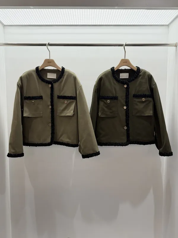 Stylish Patchwork Design Jacket