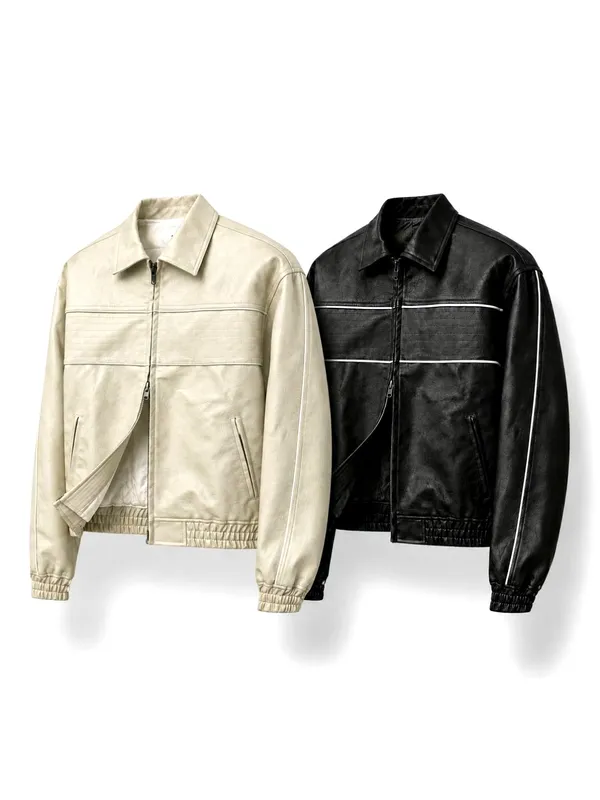 Stylish Men's Jacket, Minimalist Design, Versatile Style