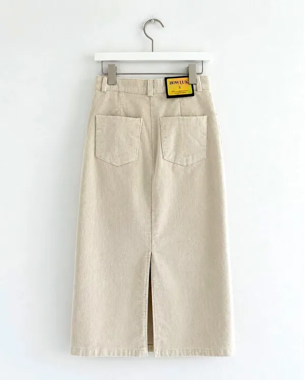 Fashionable Versatile Women's Maxi Skirt - Premium Fabric for Spring and Autumn Wear