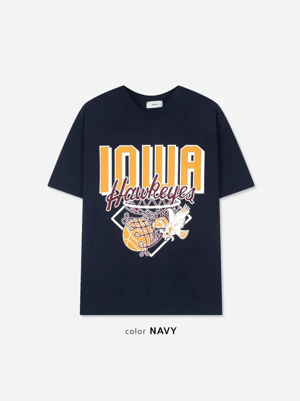 Iowa Hawkeyes Men's Athletic Style T-Shirt