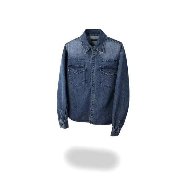Classic Men's Denim Jacket, Fashionable and Versatile