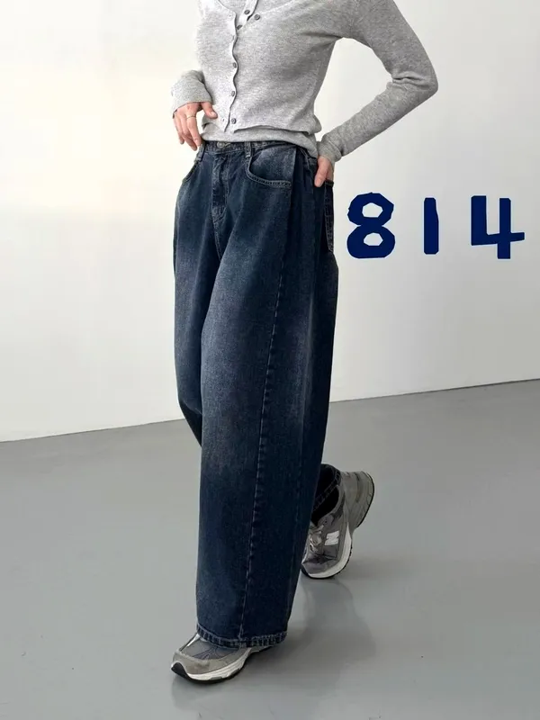 ルーズカジュアル女性デニムパンツ - ファッショナブルで万能