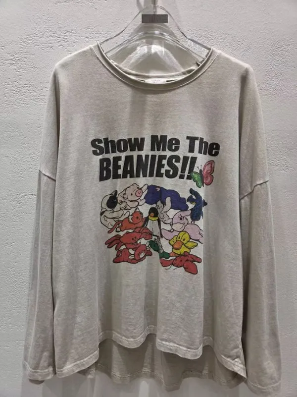 Personalized Printed Long Sleeve T-Shirt - Comfortable Casual Style