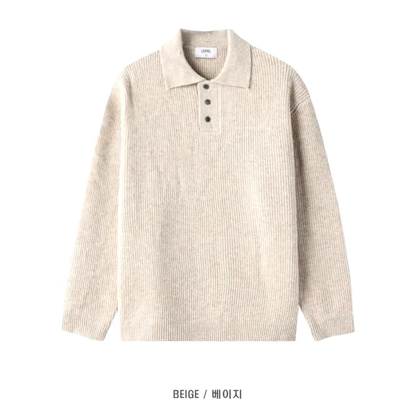 Classic Men's Knit Sweater - Comfortable and Versatile