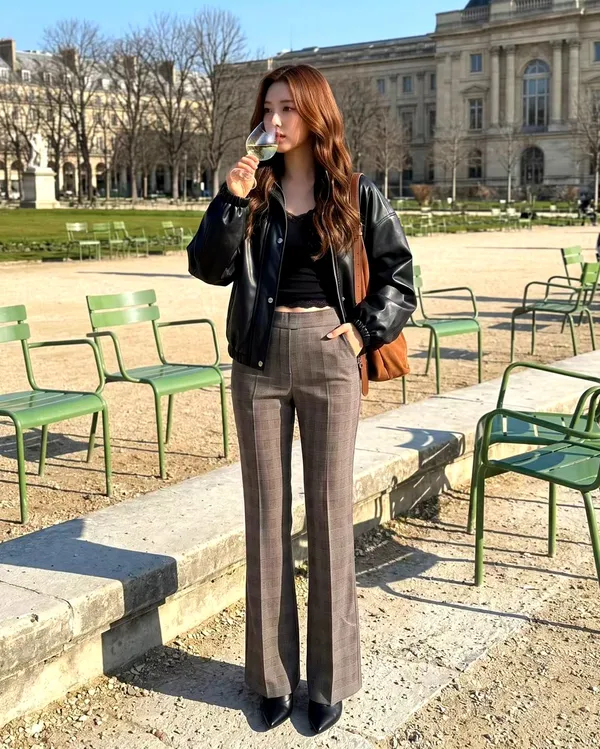 Chic Plaid Women's Pants - A Must-Have for Elegant Style
