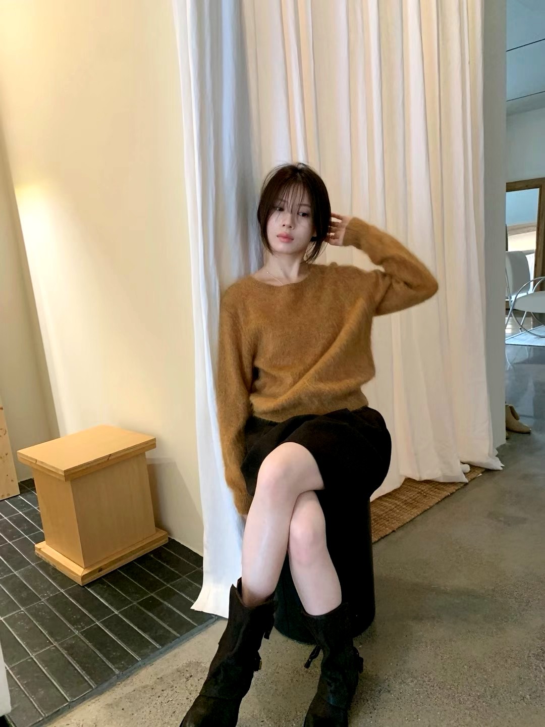 ๋ฐ๋ปํ๊ณ ๋ถ๋๋ฌ์ด ์ค์จํฐ, ๊ฐ์ ๊ฒจ์ธ ํ์ ์์ดํ
