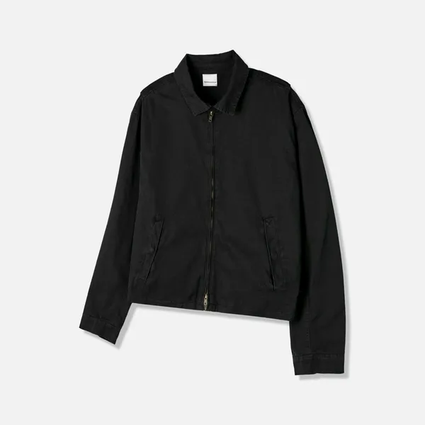 Stylish Black Men's Jacket - Lightweight & Comfortable