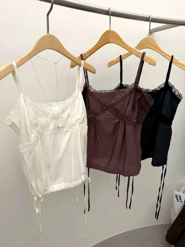 Elegant Lace Cami Top - Lightweight and Breathable, A Summer Essential