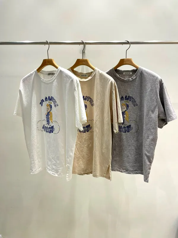 Cute Printed Short Sleeve T-Shirt, Comfortable Casual Style