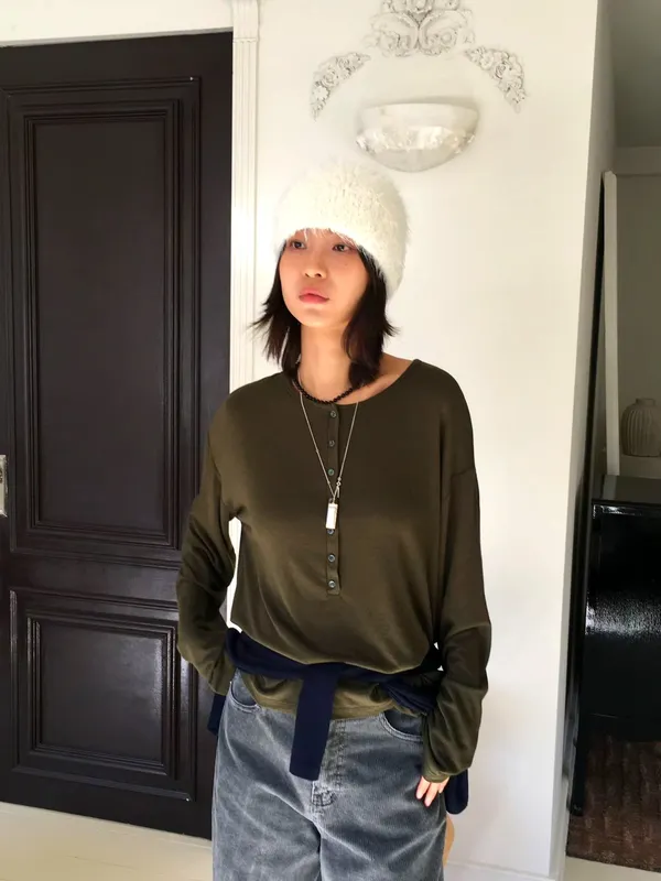 Stylish Casual Women's Top - Comfortable Versatile Long Sleeve T-Shirt