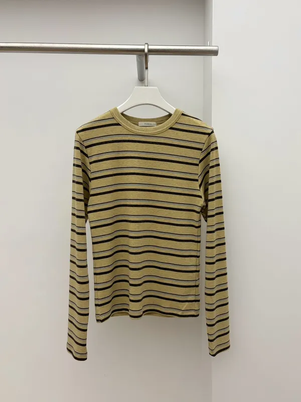 Striped Long Sleeve T-Shirt, Comfortable and Versatile