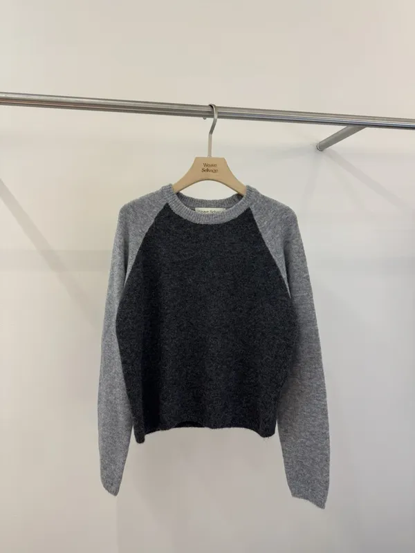 Trendy Color-Block Sweater - Comfortable Casual Style