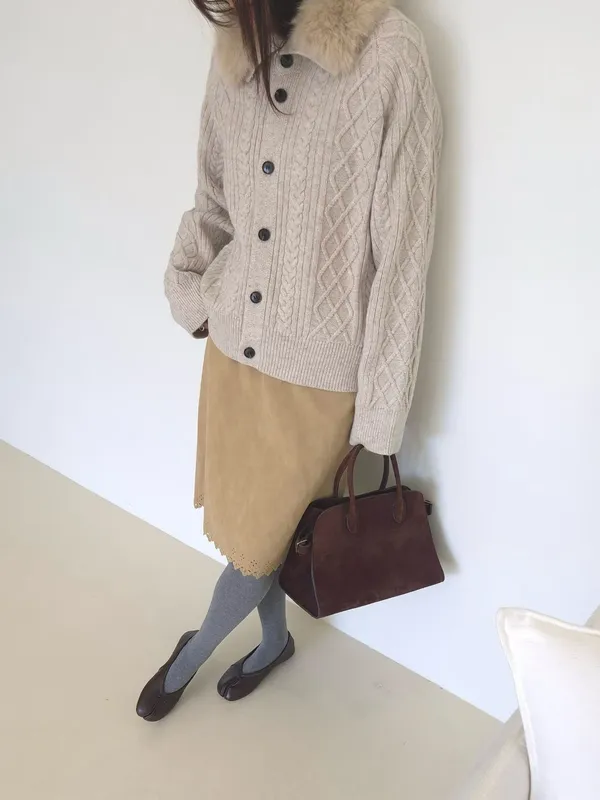 Elegant and Stylish Sweater Coat, Warm and Fashionable