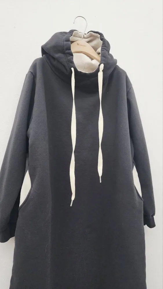 Fashionable Casual Hooded Sweatshirt Dress, Comfortable and Versatile