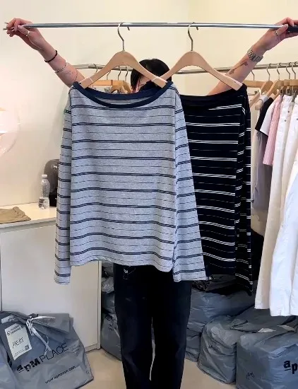 Fashionable Striped Women's Top - Comfortable Casual Style
