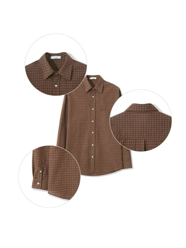 Classic Plaid Long Sleeve Shirt - A Must-Have for Fashion and Casual Wear