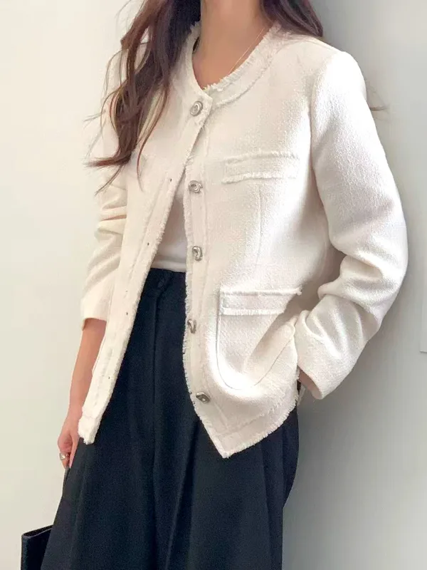 Elegant and Minimalist Women's Jacket, Fashionable and Versatile