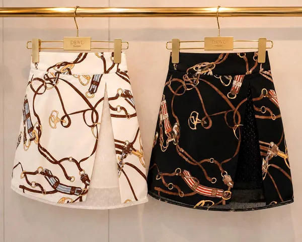 Stylish Printed Mini Skirt - Showcase Your Elegant Charm