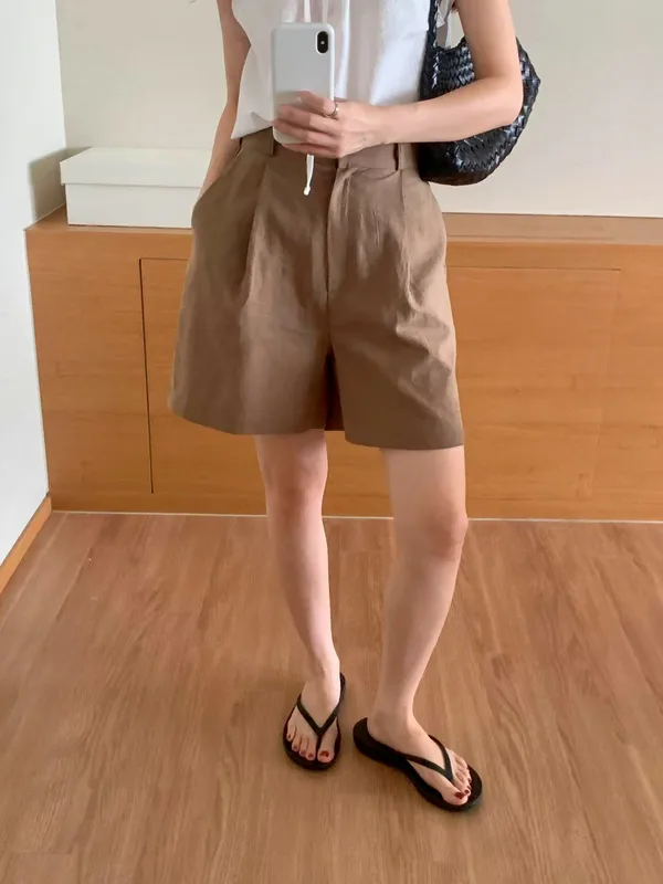 패셔너블한 캐주얼 면린넨 여성 바지 - 여름 할인에 적합한 편안하고 통기성이 좋은 바지 할인 상품