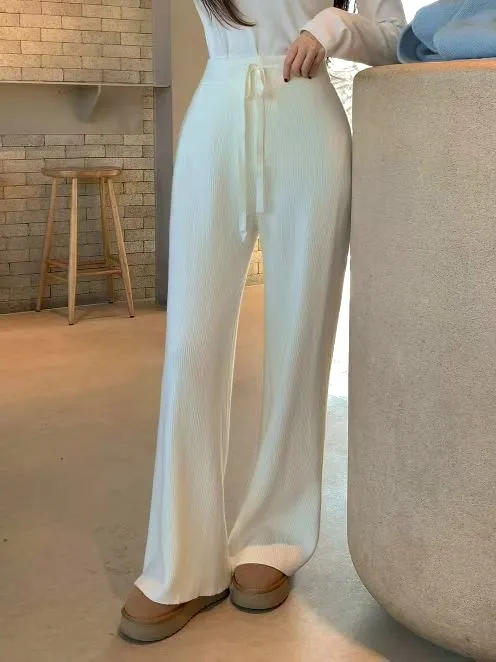 Stylish High-Waisted Loose Women's Pants - Comfortable and Casual